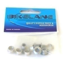 Bike Lane Bolt For Single Chainwheel Silver 6.5mm C.p Set Of 5