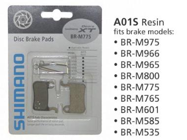 BR-M446 DISC BRAKE PADS B01S RESIN 1PR