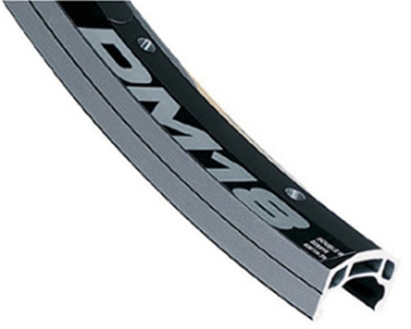 Rim 26 x 1.75 Alex DM-18 D/w BLACK Ano W/msw and Eyelets 32H S/v and Wear Line Indicator