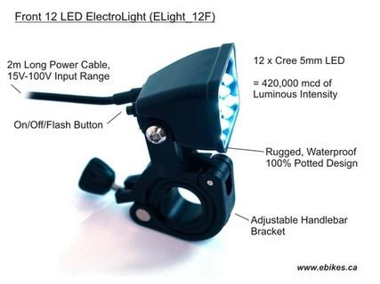 Front 12 LED ElectroLight 15-100V