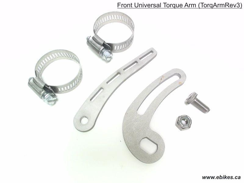 GRIN Front Universal Torque Arm V3 with double hose clamp.