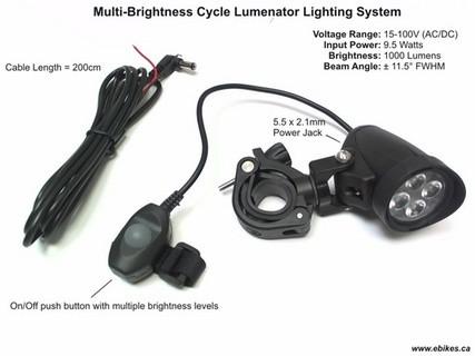 Grin Tech Cycle Multi Brightness Lumenator 1000 lumen