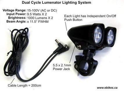 Grin Tech Dual Cycle Lumenator 2000 lumens