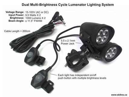 Grin Tech Dual Cycle Multi Brightness Lumenator 1000 lumen