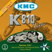 Single SPEED MTB/ROAD K810 Silver KMC Chain