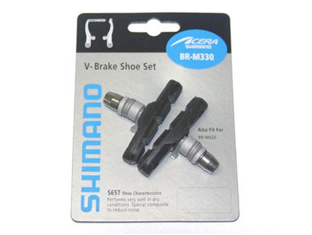 Shimano BR-M421 V-Brake Shoe Sets w/Fixing Nuts