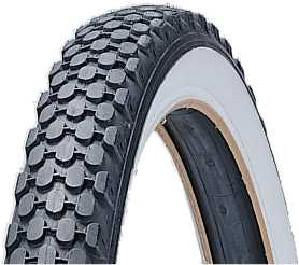 Duro Tyre 26 X 2.125 Black With White Wall For Beach Cruisers 4791