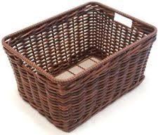 Large Fixed Rear Wicker basket with fittings